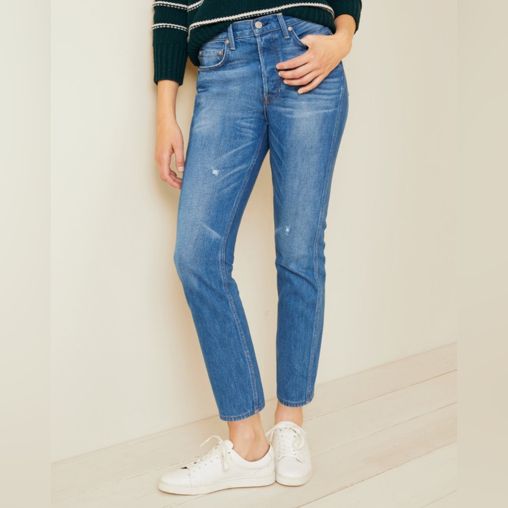 NWT NOEND Denim Eve Slim Straight Jeans Size 30
